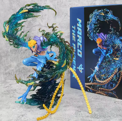 33cm One Piece Marco the Phoenix Action Figure