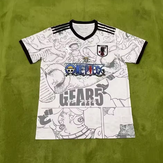 Latest One Piece Japanese Football Jersey – Special Edition Luffy Fan Jersey! ⚽🏴‍☠️