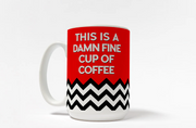 Twin Peaks Coffee Mug – A Tribute to the Double R Diner