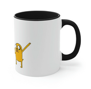 Finn and Jake Adventure Time Accent Coffee Mug